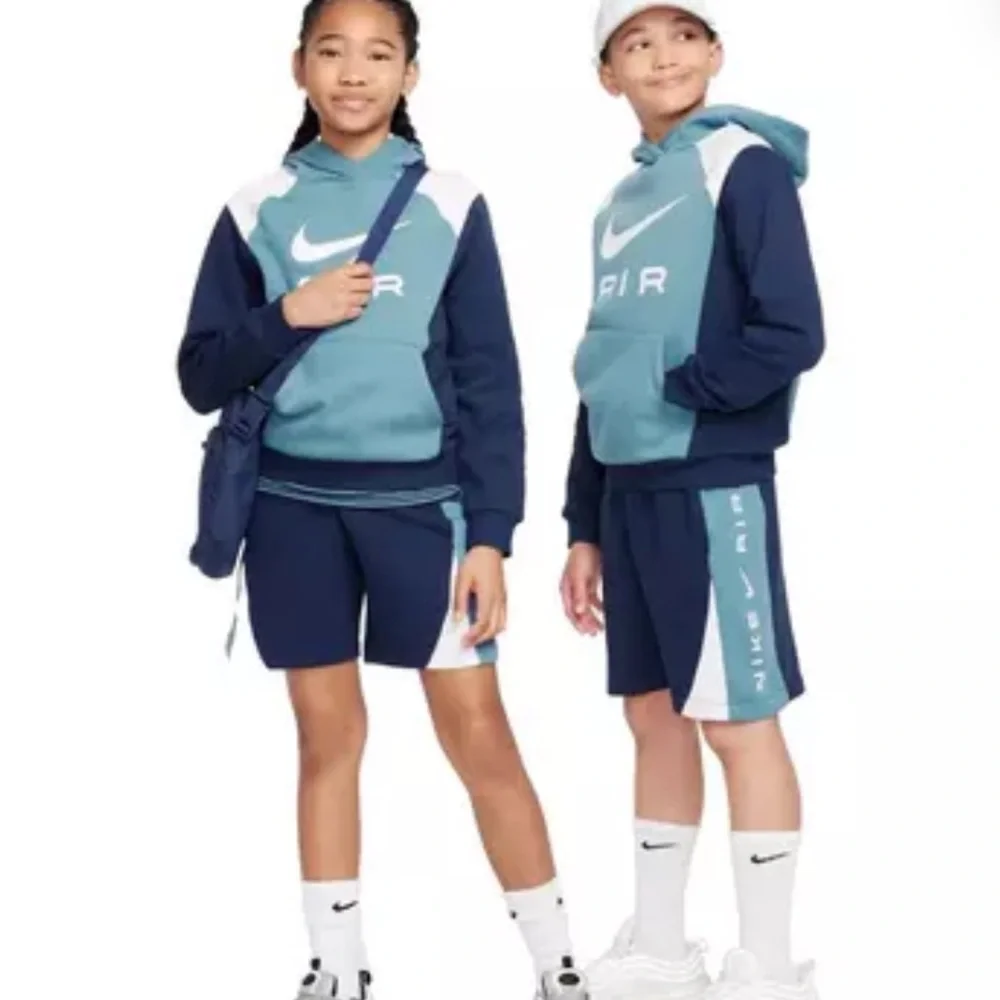 Nike Air Big Kids' Knit Shorts -Midnight Navy - kids size medium